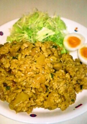 半熟卵つき☆ドライカレー-レシピのメイン写真