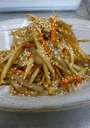 ご飯がススム!きんぴらごぼう☆-レシピのメイン写真