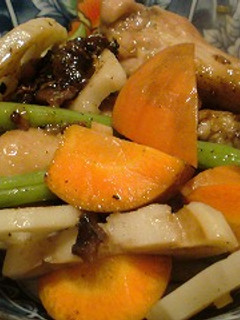 簡単おせち☆手羽元と根菜等の煮物-レシピのメイン写真