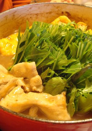 カレーの残りでカレー鍋♪-レシピのメイン写真