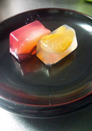 ひと口♡フルーツ寒天-レシピのメイン写真