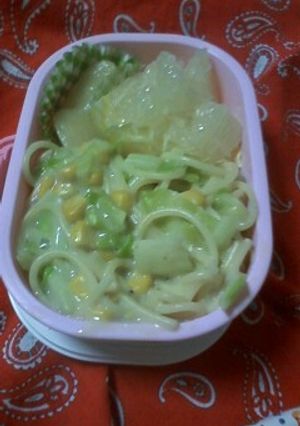 キャベツとコーンのクリームパスタ★+-レシピのメイン写真