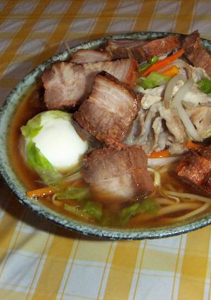 焼き豚かたまりラーメン-レシピのメイン写真