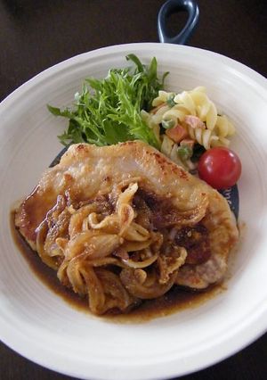 豚肉のソテー ごまだれオニオンソース-レシピのメイン写真