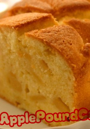 シンプルな、りんごのパウンドケーキ。-レシピのメイン写真