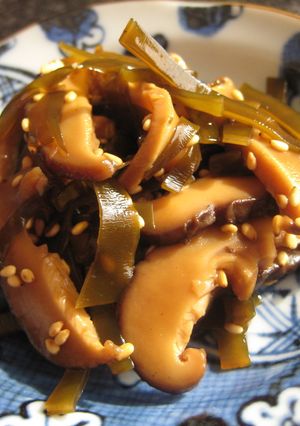 だしがらしいたけと昆布の佃煮【マクロビ】-レシピのメイン写真