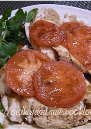 鶏肉のソテーバルサミコソース（ヘルシー）-レシピのメイン写真