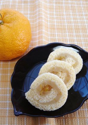 ゆず餡ロール-レシピのメイン写真