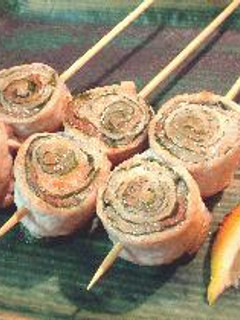 豚串。青紫蘇とぐるんぐるん巻き-レシピのメイン写真