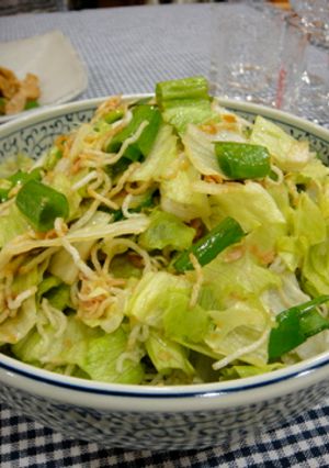 にんにく風味♡レタスとビーフンのサラダ-レシピのメイン写真