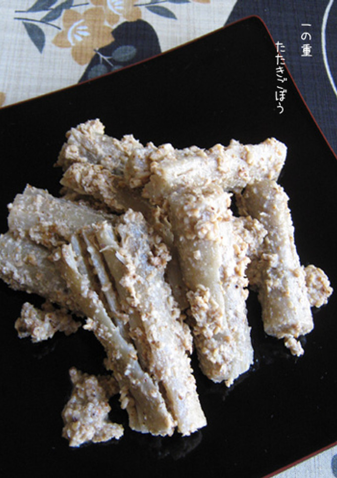 おせち一の重美味しく作ろう【たたき牛蒡】-レシピのメイン写真