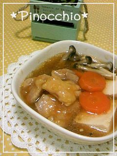 鶏肉の❀治部煮風-レシピのメイン写真