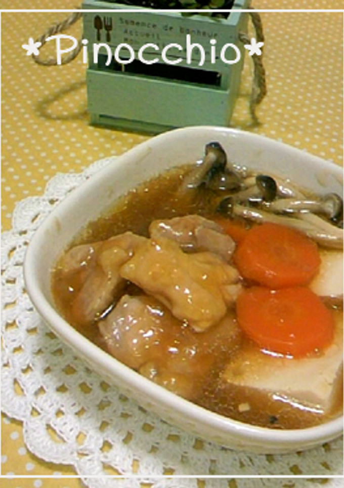 鶏肉の❀治部煮風-レシピのメイン写真