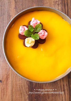 マンゴー缶で簡単！マンゴーチーズケーキ-レシピのメイン写真