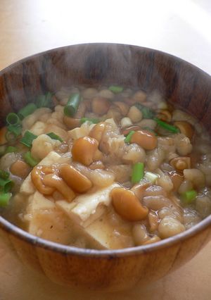 なめこ豆腐-レシピのメイン写真