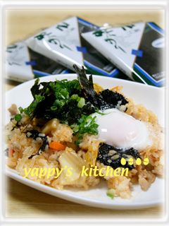 ✿のり(もり)だくさん豚キムチャーハン✿-レシピのメイン写真