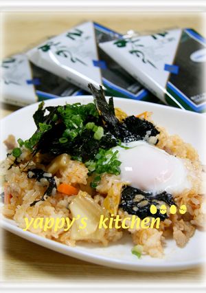 ✿のり(もり)だくさん豚キムチャーハン✿-レシピのメイン写真