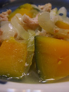 甘い煮物を食べない夫の為のかぼちゃ煮物-レシピのメイン写真