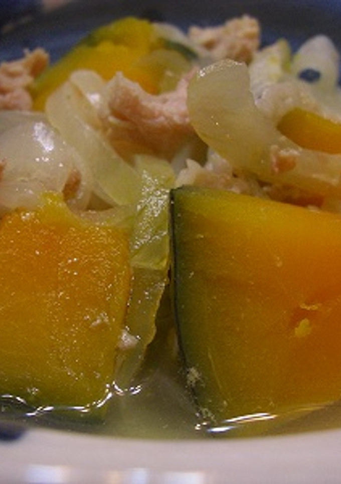甘い煮物を食べない夫の為のかぼちゃ煮物-レシピのメイン写真