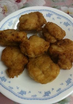 ふんわり♪鶏むね肉と豆腐のナゲット-レシピのメイン写真
