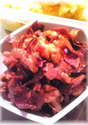 エコ料理☆レンジで簡単♪皮と胡桃の佃煮☆-レシピのメイン写真
