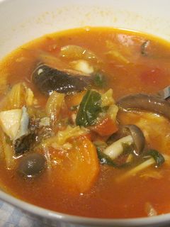 鍋のあまりDEトマト煮こみスープ-レシピのメイン写真