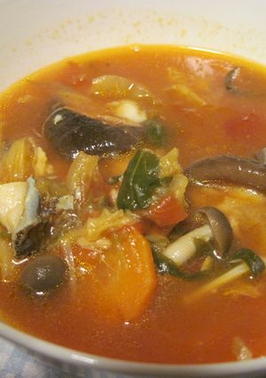 鍋のあまりＤＥトマト煮こみスープ-レシピのメイン写真