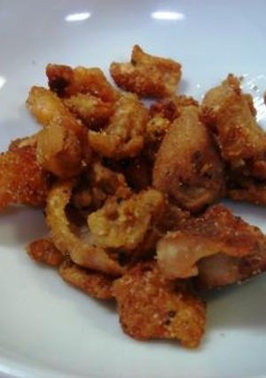 「鶏皮の焼いたの」-レシピのメイン写真