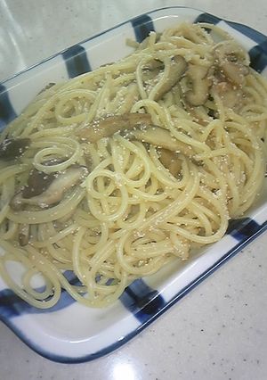 きのこのパスタ　明太子風味-レシピのメイン写真