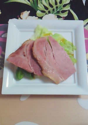 カレー風味ドレッシングの生ハムサラダ-レシピのメイン写真