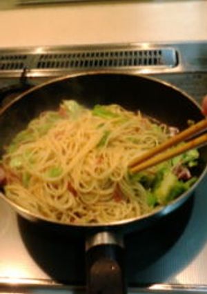 簡単★お昼に☆キャベツ＆ベーコンパスタ-レシピのメイン写真