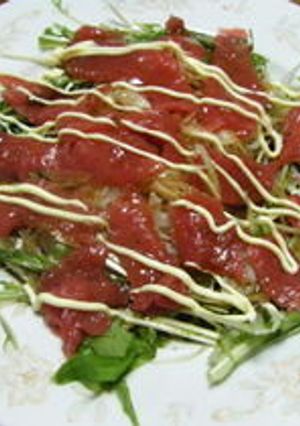お手軽マグロのカルパッチョ♪-レシピのメイン写真