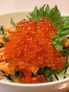 鮭とイクラの親子丼-レシピのメイン写真