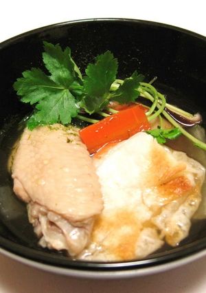 鶏手羽入り☆お雑煮-レシピのメイン写真