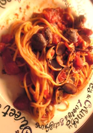 あさりのパスタ：ボンゴレ・ロッソ-レシピのメイン写真