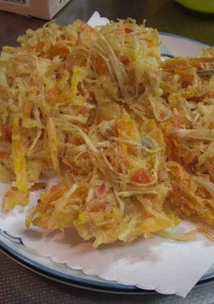 ♥野菜のかき揚げ♥-レシピのメイン写真