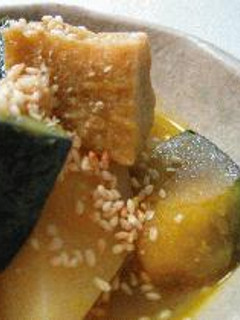 カボチャと高野豆腐のこっくり煮-レシピのメイン写真