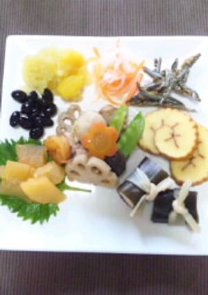 <<2010年>>おせちの飾りつけ-レシピのメイン写真
