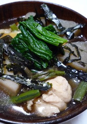 母の味☆わらび入りお雑煮-レシピのメイン写真
