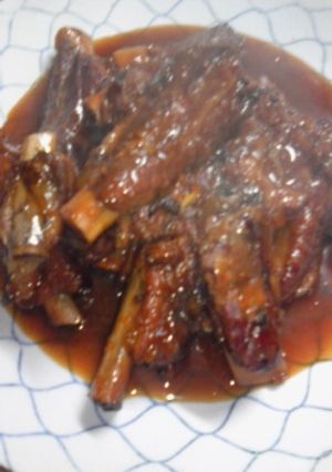 美味しい♥ｽﾍﾟｱﾘﾌﾞ煮込み♪-レシピのメイン写真
