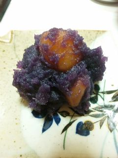 紫栗きんとん-レシピのメイン写真