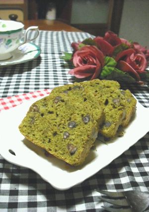 和薫る☆サラダ油で作る抹茶小豆ケーキ-レシピのメイン写真