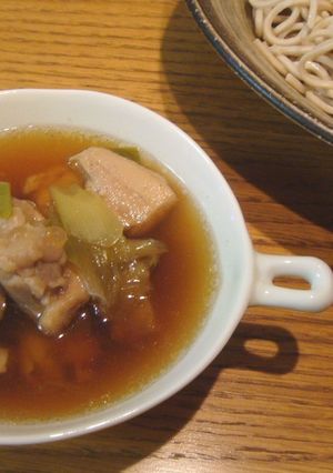 おかわり必須！簡単★鶏つけソバ-レシピのメイン写真
