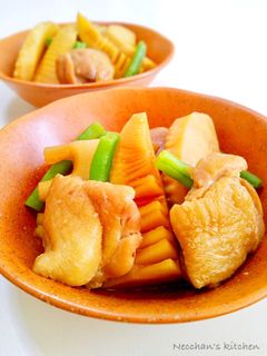 *鶏肉とたけのこの煮物*-レシピのメイン写真