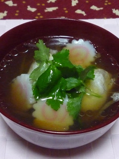 嫁ぎ先のお雑煮+私流!-レシピのメイン写真