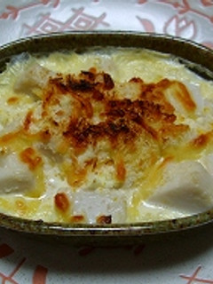 ゴマ豆腐とゆで卵のトロふわ簡単グラタン❤-レシピのメイン写真