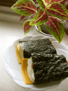 焼餅の海苔チーズ-レシピのメイン写真