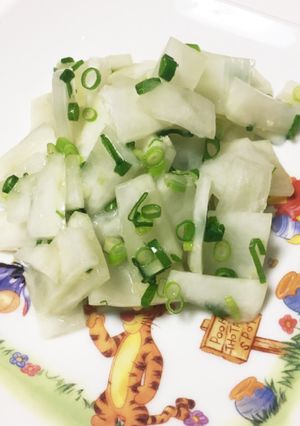 シャキシャキ♪大根のネギ塩ごまだれ-レシピのメイン写真