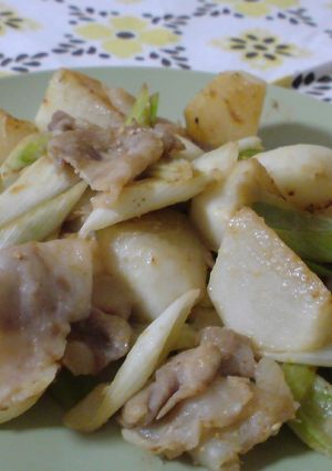 カブと豚肉の味噌炒め☆-レシピのメイン写真