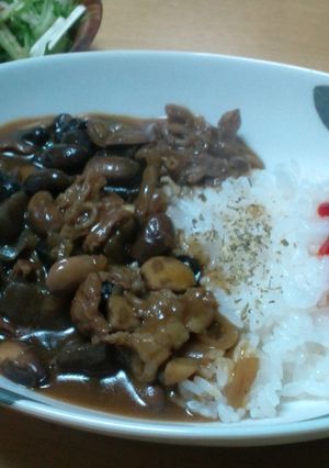 おせち再生◇黒豆カレー-レシピのメイン写真